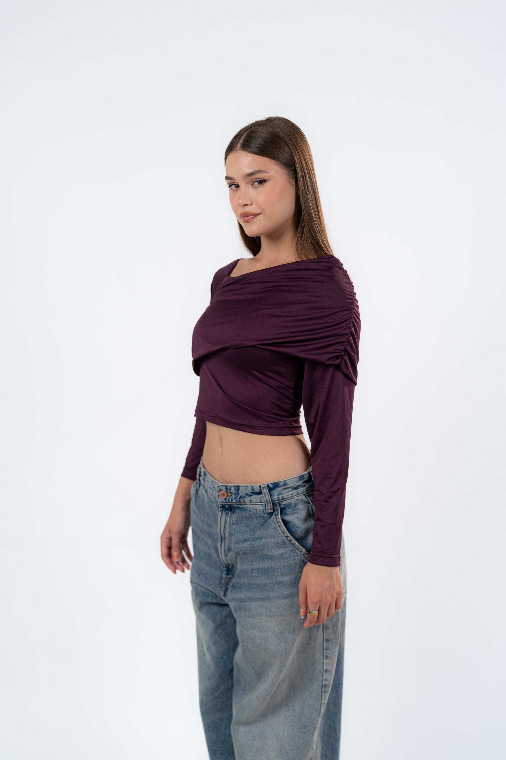 OFF SHOULDER LONG SLEEVE