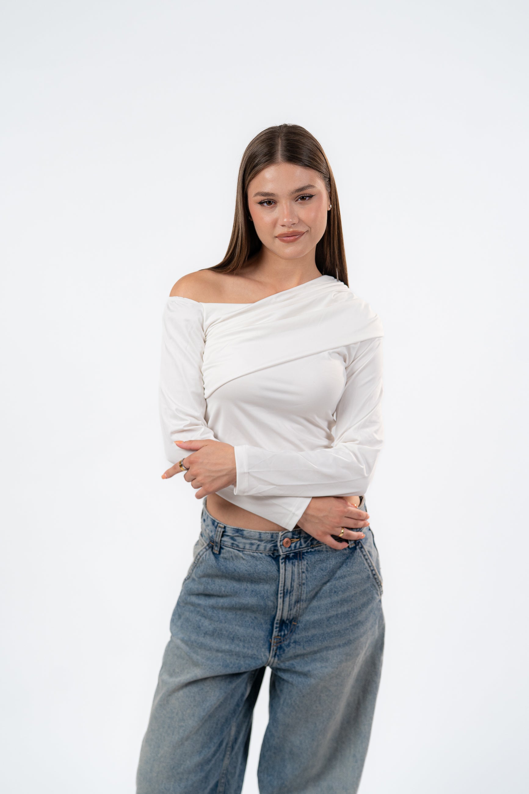 OFF SHOULDER LONG SLEEVE