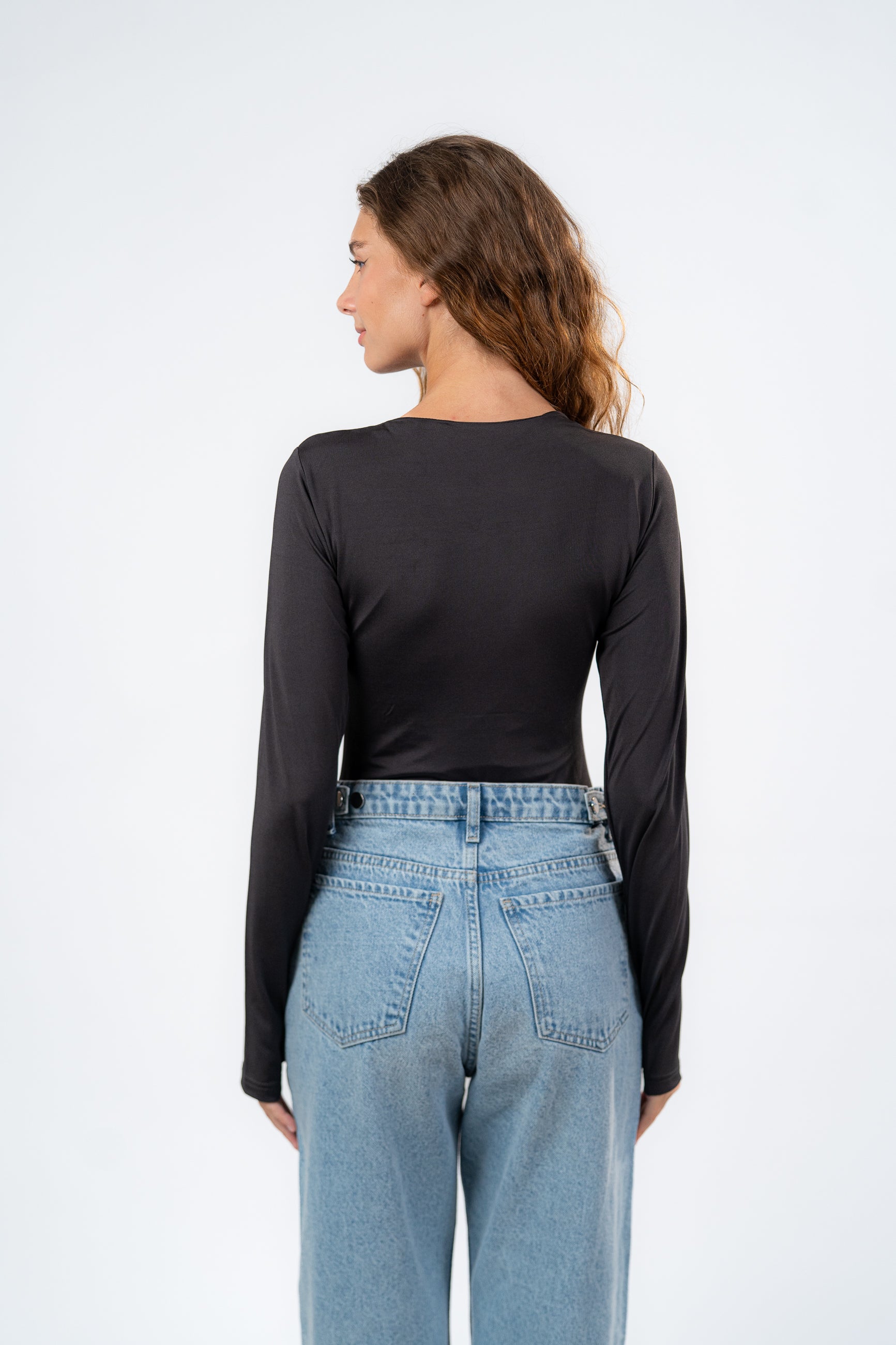 ZIPPER LONG SLEEVE BODYSUIT