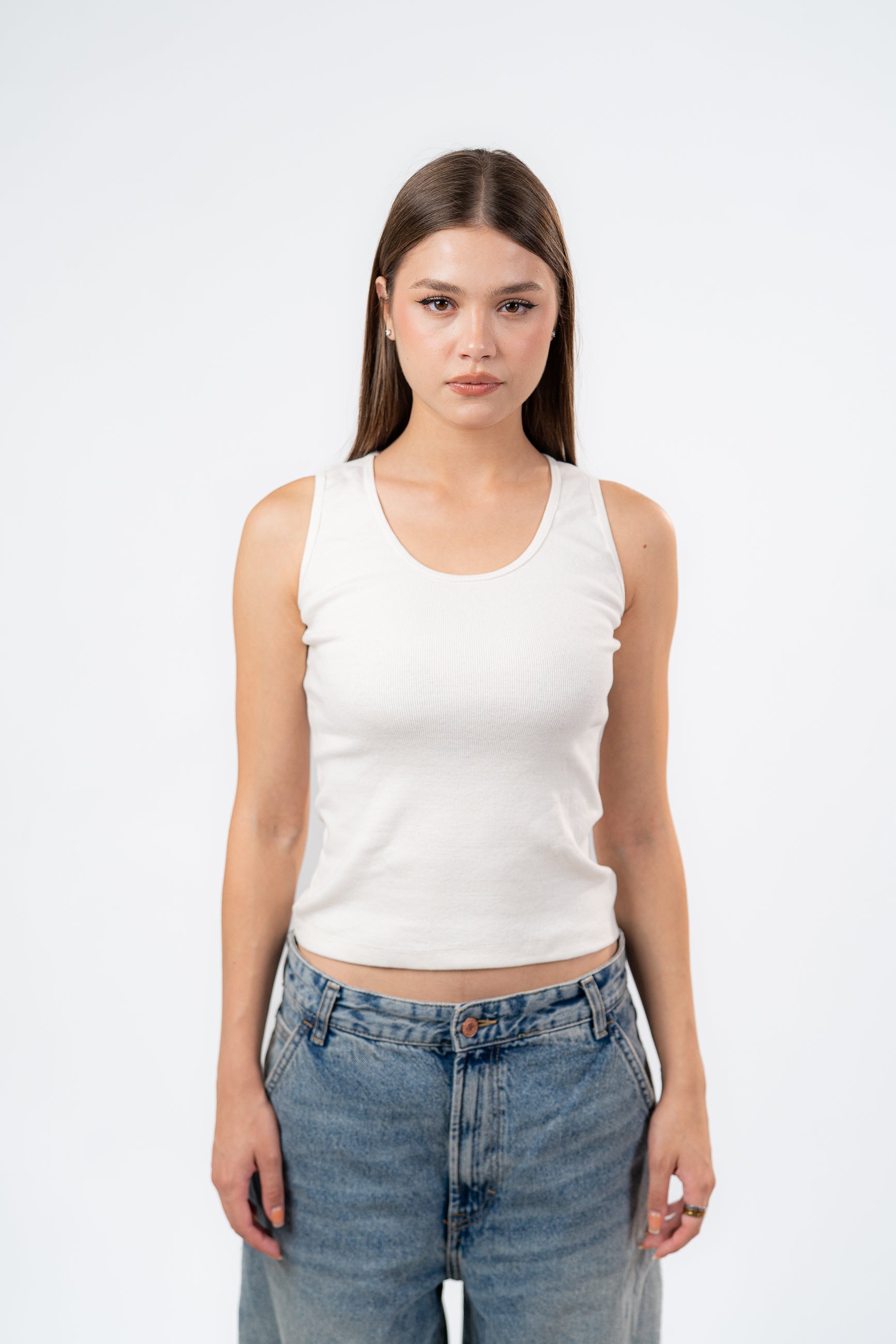 U-SHAPED TANK TOP