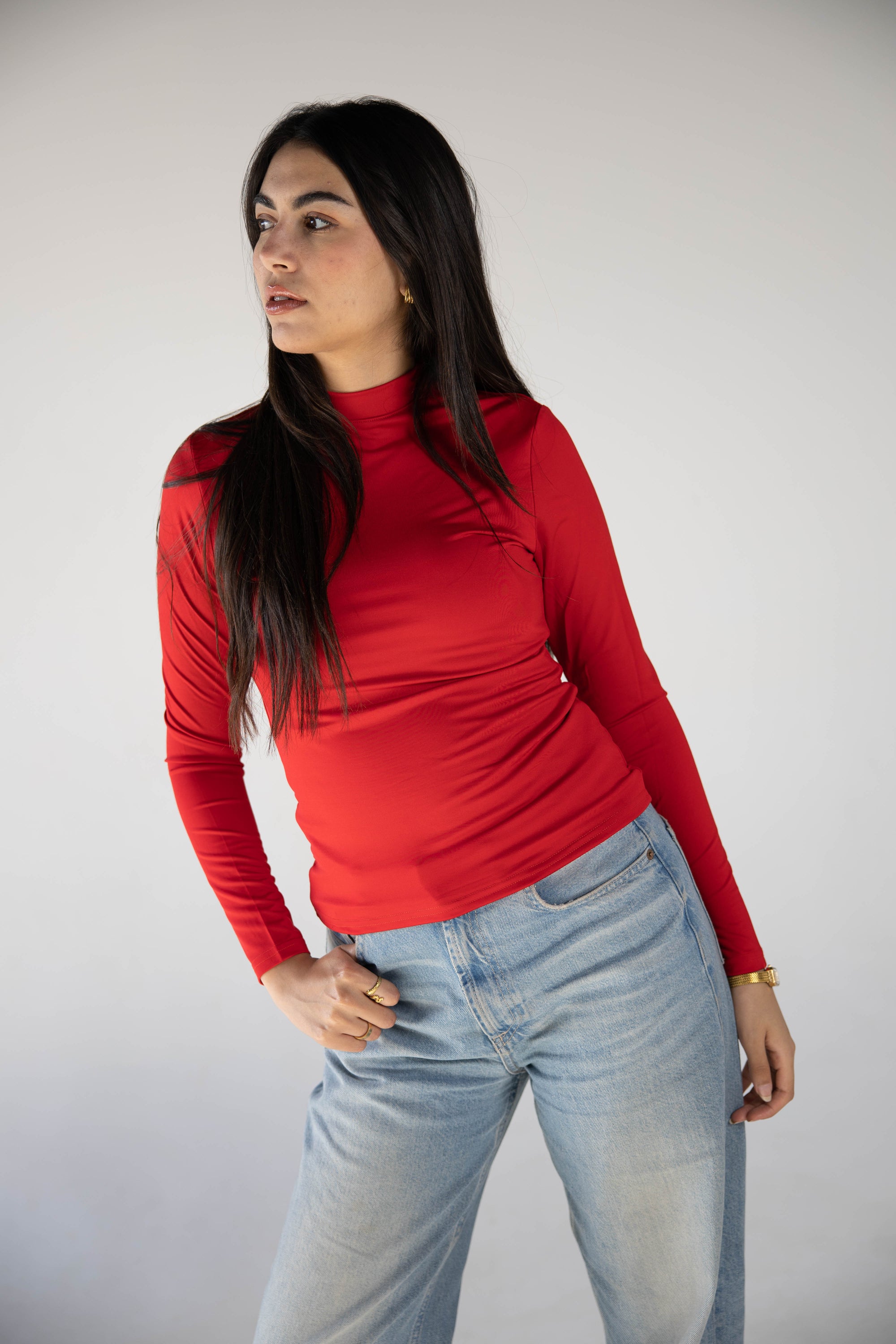 HIGH NECK LONG SLEEVE