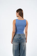 MICROFIBER U-SHAPED TANK TOP