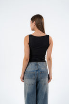 MICROFIBER U-SHAPED TANK TOP