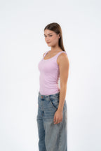 MICROFIBER U-SHAPED TANK TOP