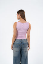 MICROFIBER U-SHAPED TANK TOP