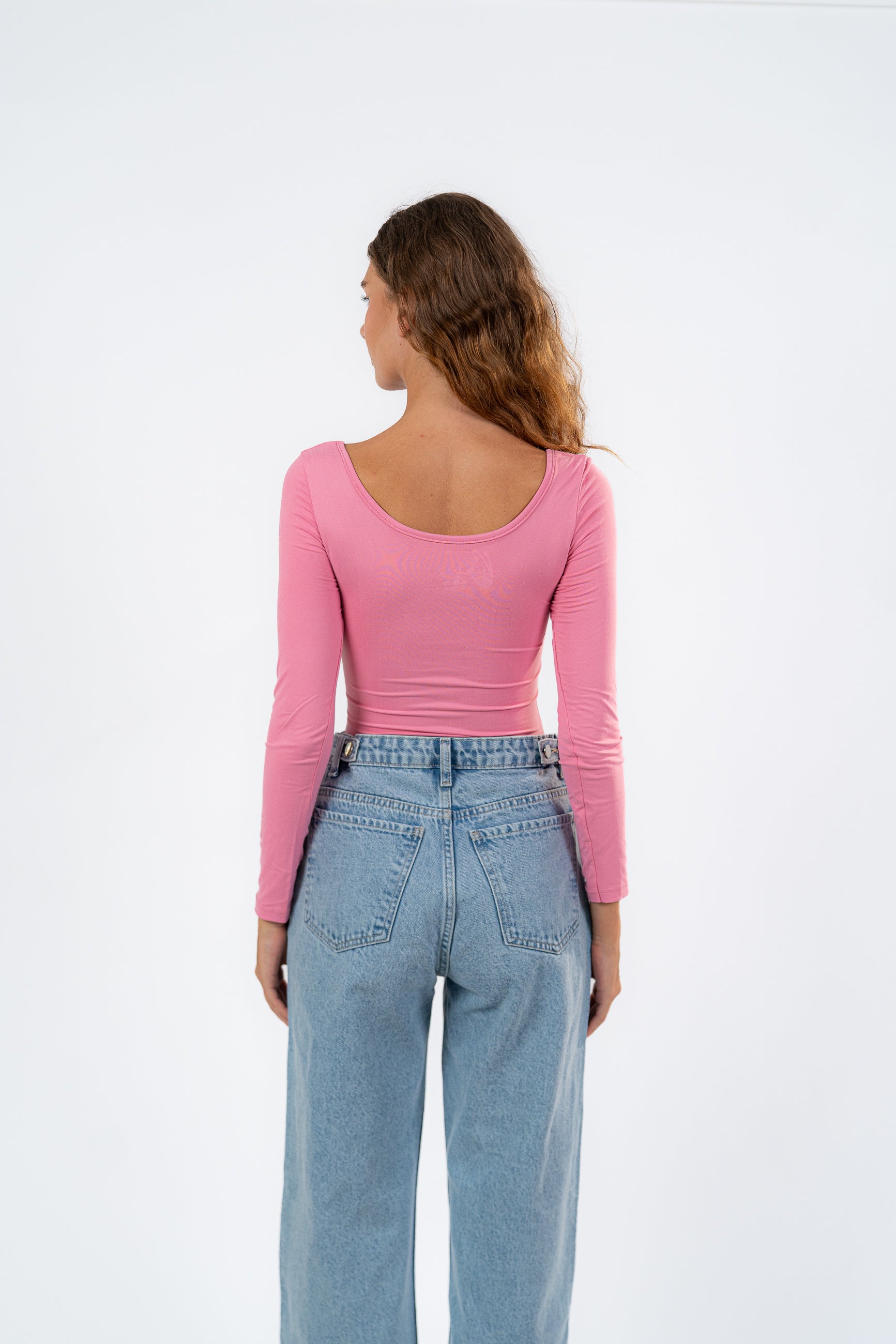 scoop neck-top