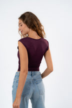 SQUARE NECK-TOP