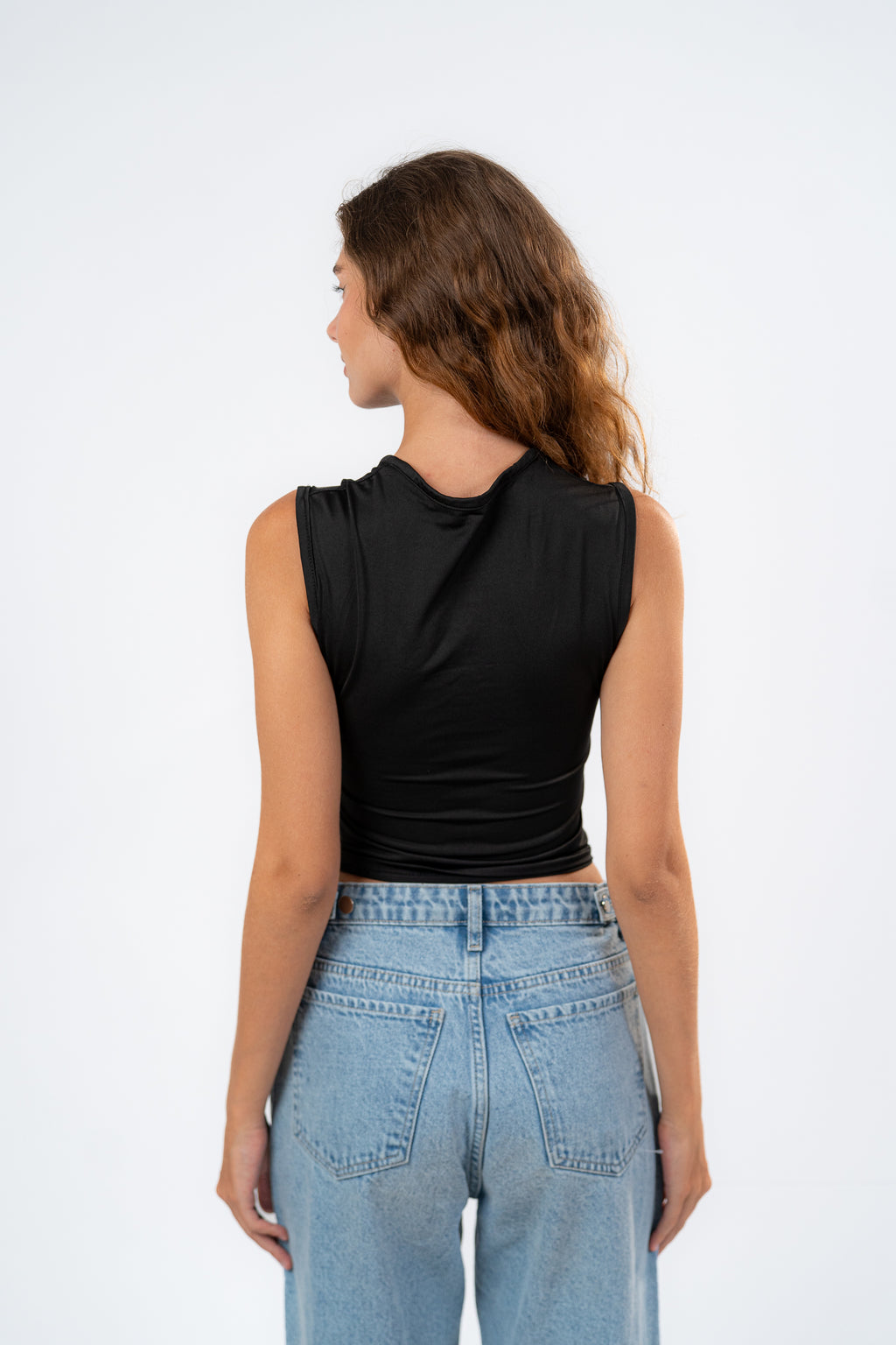 SQUARE NECK-TOP