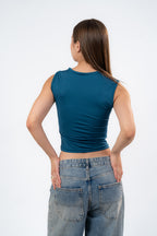 SQUARE NECK-TOP