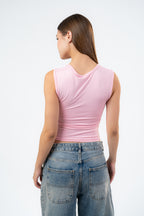 SQUARE NECK-TOP