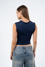 SQUARE NECK-TOP