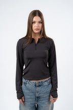 ZIPPER LONG SLEEVE-TOP