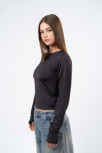 ZIPPER LONG SLEEVE-TOP