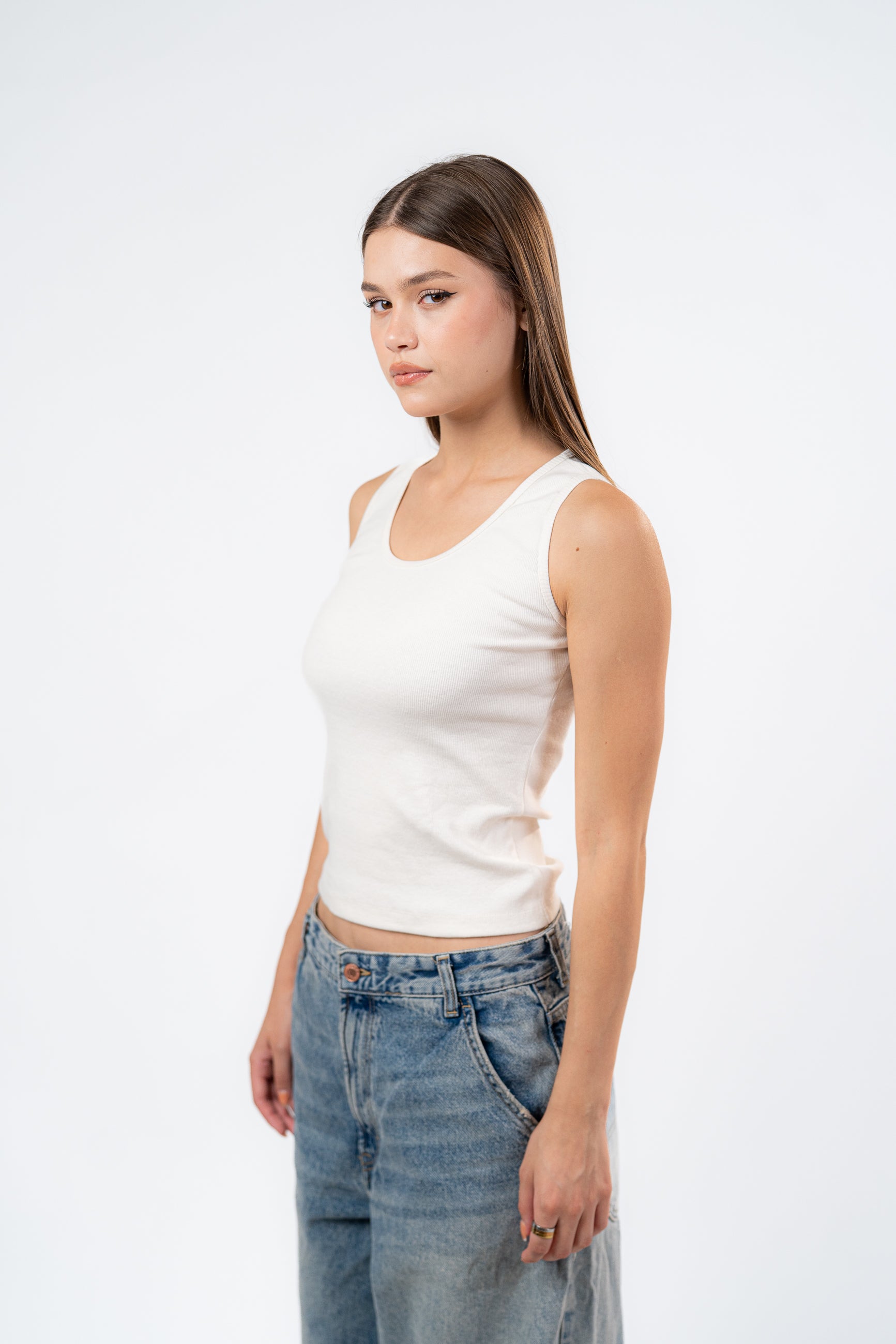 U-SHAPED TANK TOP