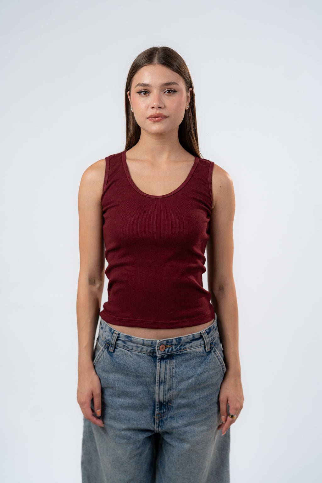 U-SHAPED TANK TOP