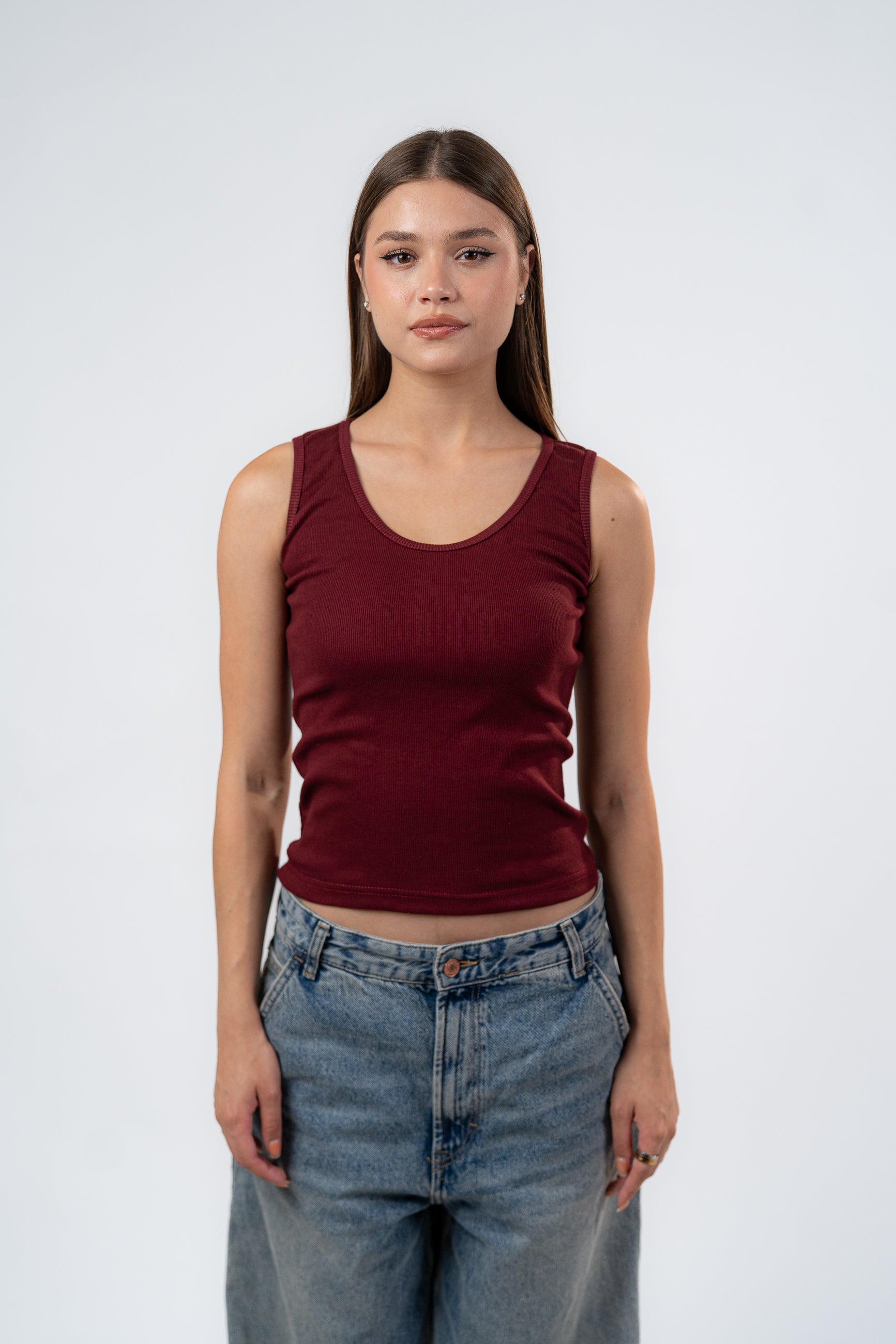 U-SHAPED TANK TOP