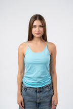 SPAGHETTI STRAP TANK TOP